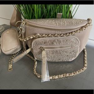 Brand New with plastic over tags & stuffing inside Steve Madden Crossbody Bag